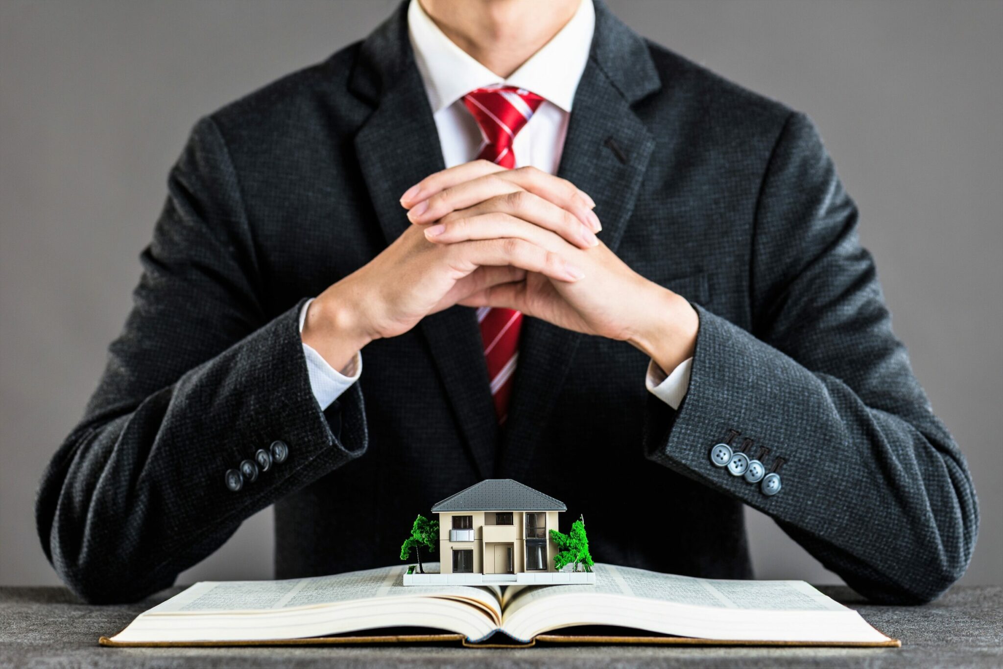 Businessman Selling Houses